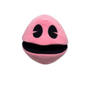 Pink Pac-Man Plush Battle Royale Bandai Namco Ghost 13" Plush NWT